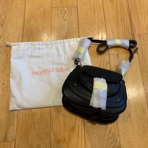 See By Chloé Black Susie Saddle Bag